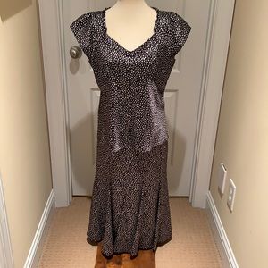 Kasper Top and Fit and Flare Skirt Set Midi Sz 10